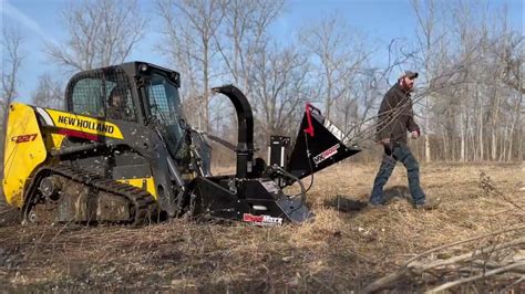 skid steer wood chipper rental